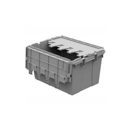 Akro-Mils Buckhorn Attached Lid Container AC2115120201000 - 21-1-1-1/2, PK6 AC2115120201000